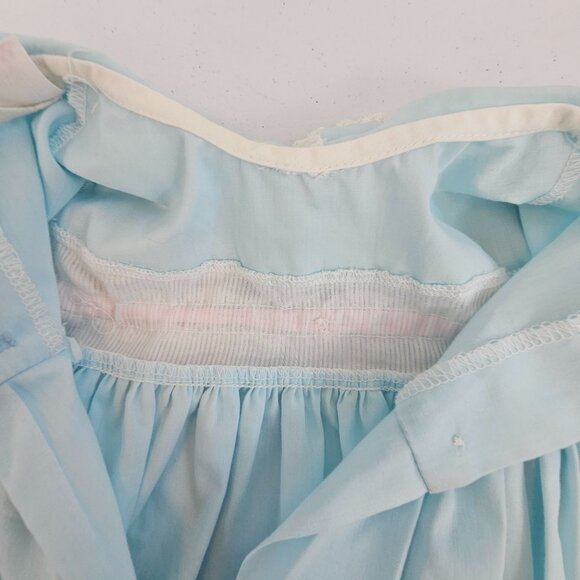 Vtg JC Penney Dress Baby Blue Girls 24M Toddle Time Dainty Pretty Formal Lace - Picture 12 of 16